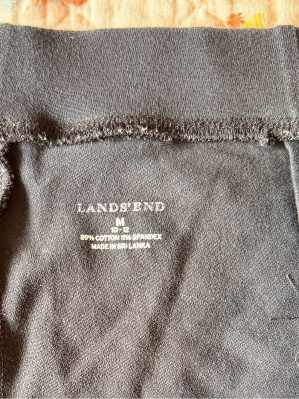 Lands' End Starfish Women's Straight-Leg Pants - Navy Blue Size M